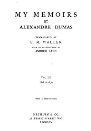 [Gutenberg 50426] • My Memoirs, Vol. III, 1826 to 1830